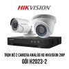 Trọn bộ 2 camera Analog HD Hikvision