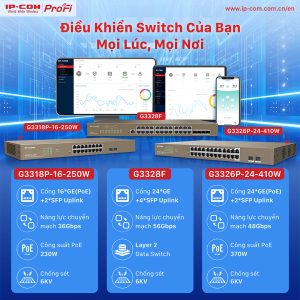 Switch IP-COM G3318P-16-250W