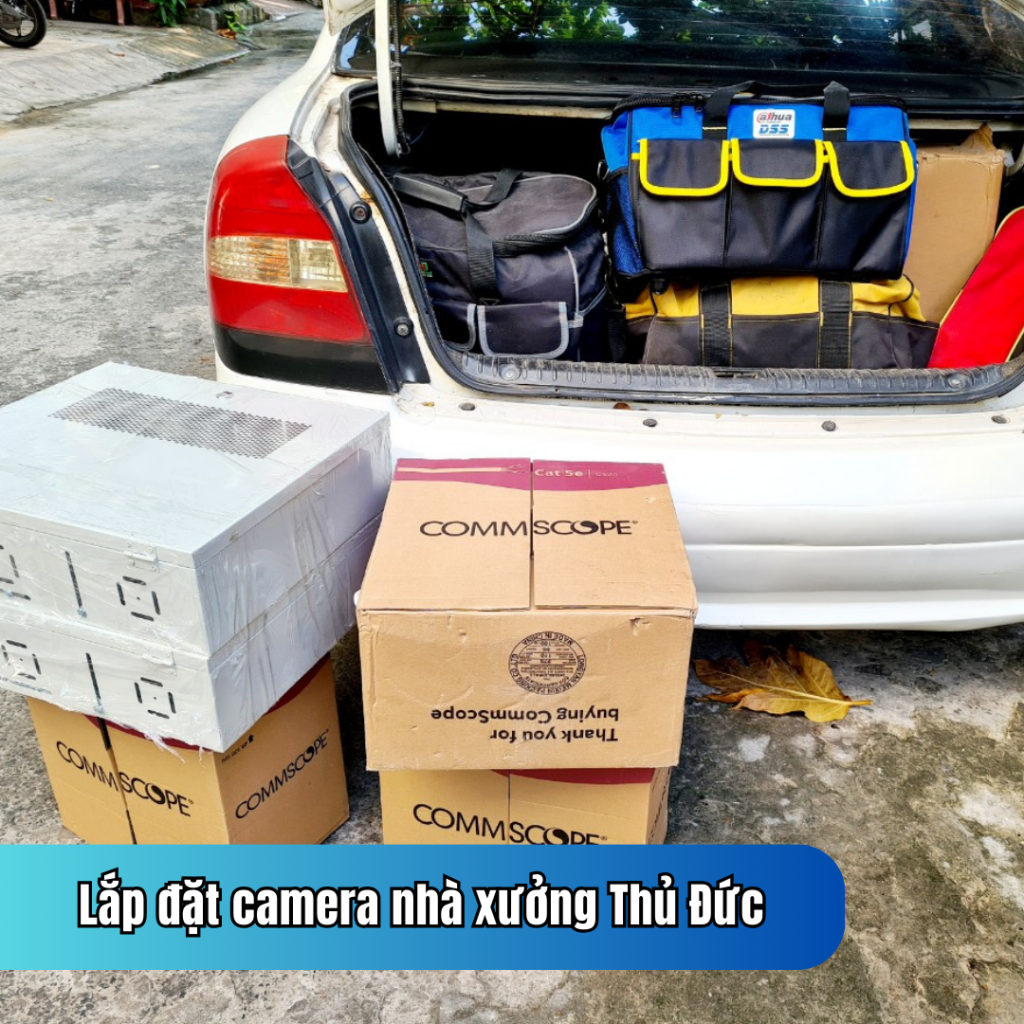 ắp đặt camera cho kho xưởng