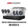 Trọn bộ 6 camera Analog HD HIKVISION 2MP H2023-6