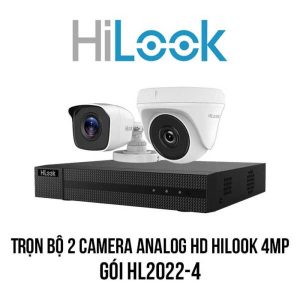 Lắp đặt trọn bộ 2 camera HILOOK Analog HD 4MP