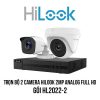 Trọn bộ 2 camera HILOOK Analog