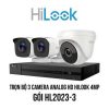 Trọn bộ 3 camera Analog HD HiLook 4MP