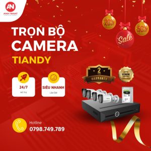 Trọn Bộ 4 Camera IP Tiandy 2 MP 1080P