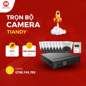 Trọn bộ 8 camera cho nhà xưởng