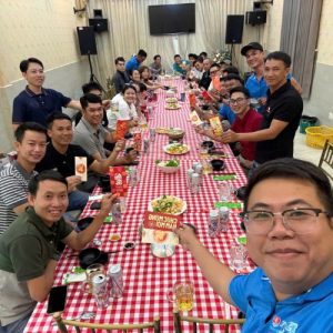 Họp mặt đầu năm của Ánh Nhật Telecom