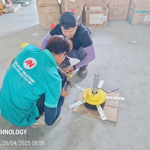 Cung cấp, lắp đặt quạt công nghiệp cho Kho hàng Kim Hằng - Trịnh Quang Nghị, Quận 8