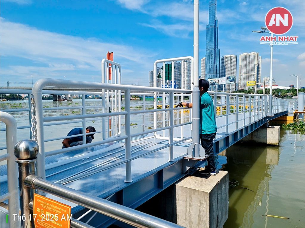 Thi Công Camera Bến Tàu Sài Gòn Waterbus Thảo Điền