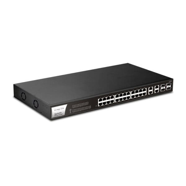 Switch PoE 24 cổng Draytek VigorSwitch P1282