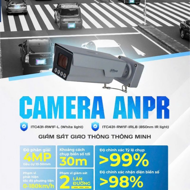 Giải pháp camera nhận diện biển số