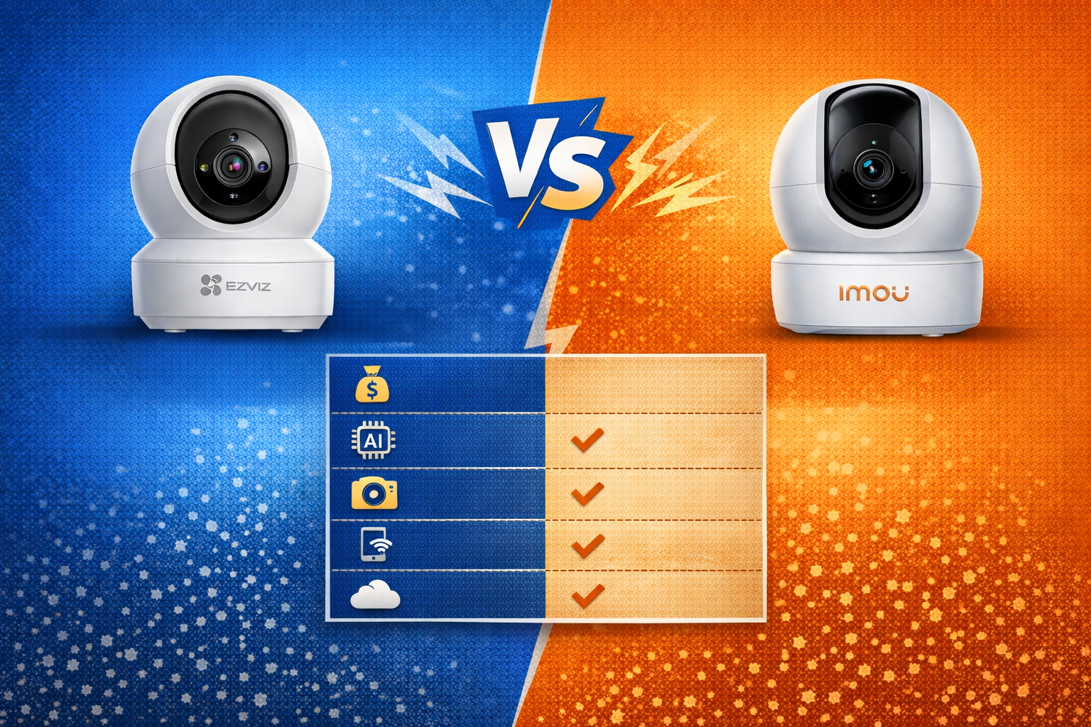 Nên chọn camera Ezviz hay Imou