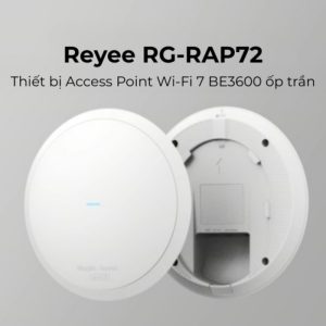 Access Point RG-RAP72 (BE3600) thiết kế gắn trần hiện đại, chuẩn Wi-Fi 7