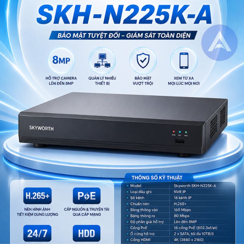Đầu ghi Skyworth SKH-N225K-A
