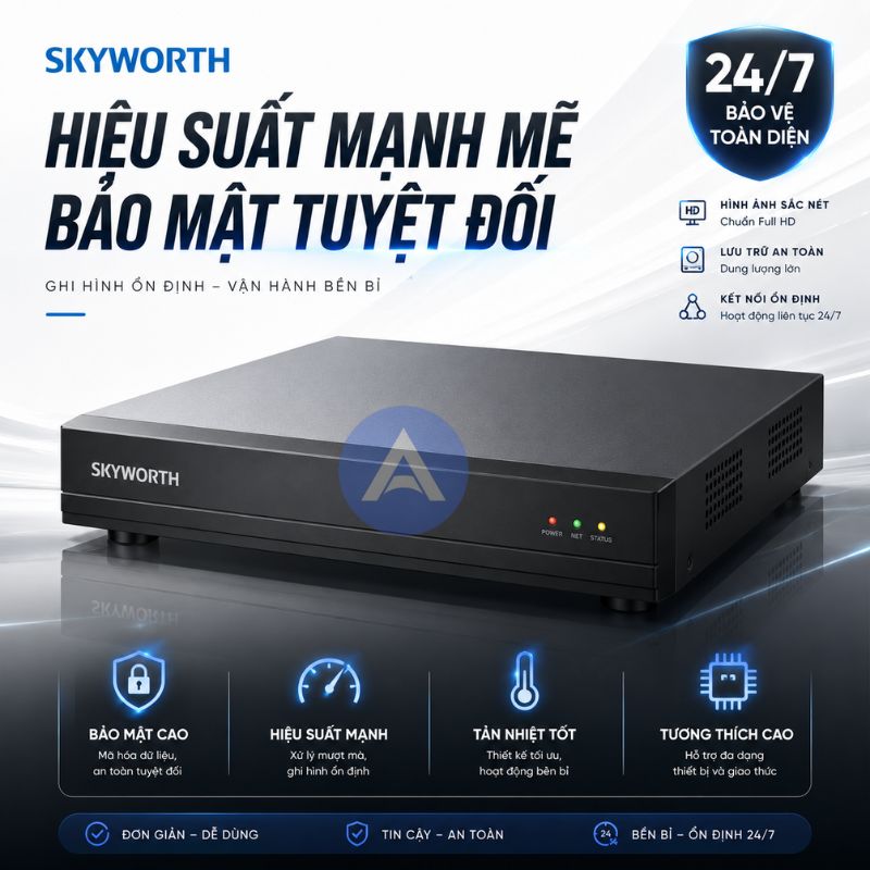 Đầu ghi Skyworth SKH-N108K-AP (8-CH POE)