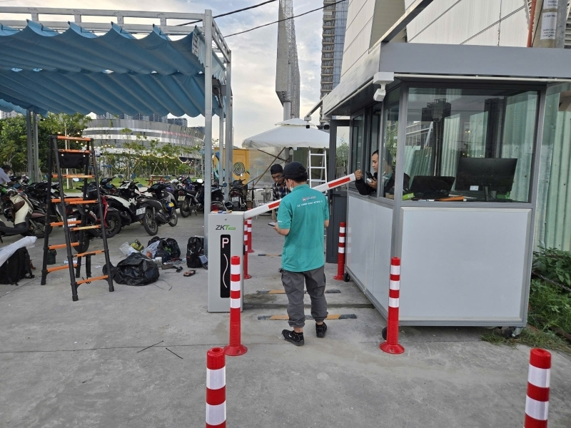 Lắp đặt hệ thống bãi xe thông minh & kiểm soát ra vào bến tàu thủy Thủ Thiêm