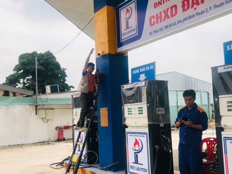 Phương án lắp đặt camera và hạ tầng cần phù hợp với phân loại khu vực và yêu cầu an toàn của trạm nhiên liệu