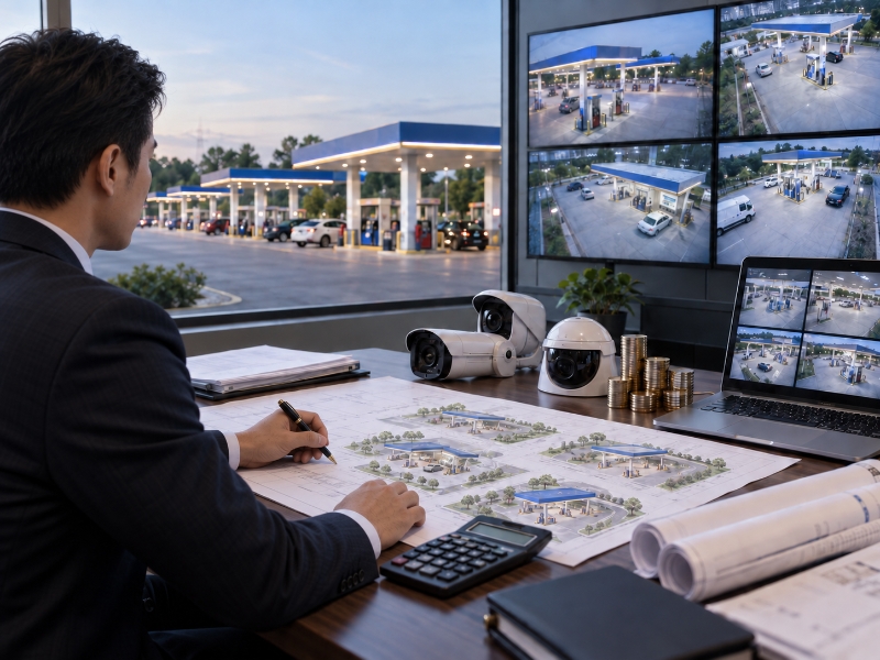 Bài toán đầu tư hệ thống camera giám sát cho chuỗi trạm xăng: Chi phí và hiệu quả thu hồi