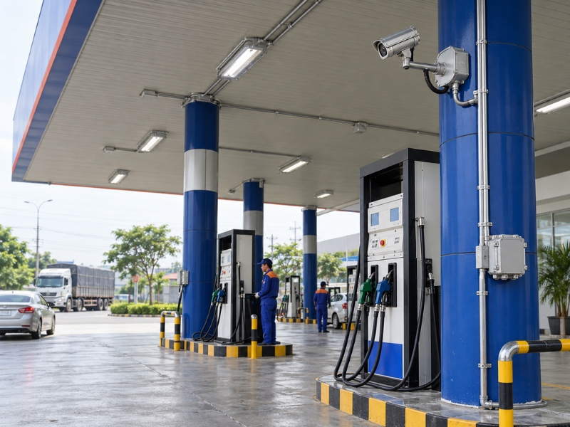Camera và hệ thống điện cần phù hợp với phân vùng nguy hiểm và yêu cầu an toàn